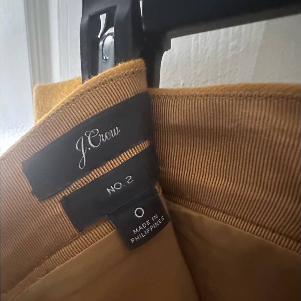 J Crew No 2 Pencil Skirt in Double-Serge Wool (color Heather Honey) - Picture 5 of 5